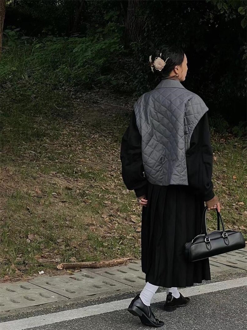 现货新款假两件外套，其它，FU