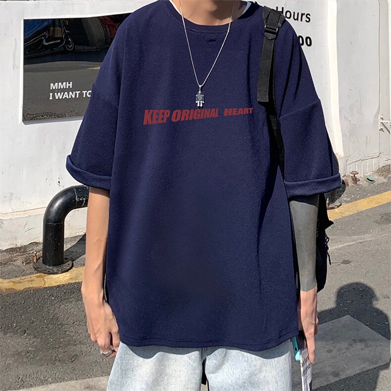 Q11071-P30春夏季七分袖t恤男大码五分袖男短袖中袖,男装T恤,电商A040