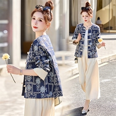 K姐重工立体刺绣休闲宽松气质风外套女，女装短外套，布芭啦