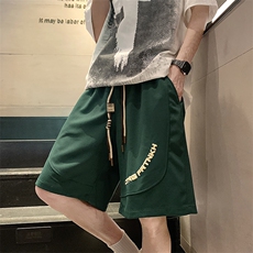 华夫格宽松男五分中裤运动短裤DK0191-P38，男装休闲裤，星座308B-2