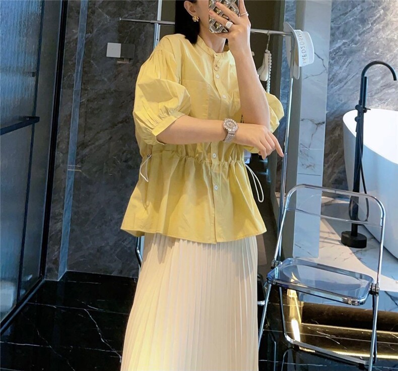 彩色衬衫，女装衬衫，晨贝