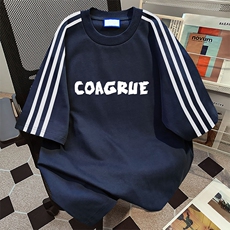 藏青拼白织带
