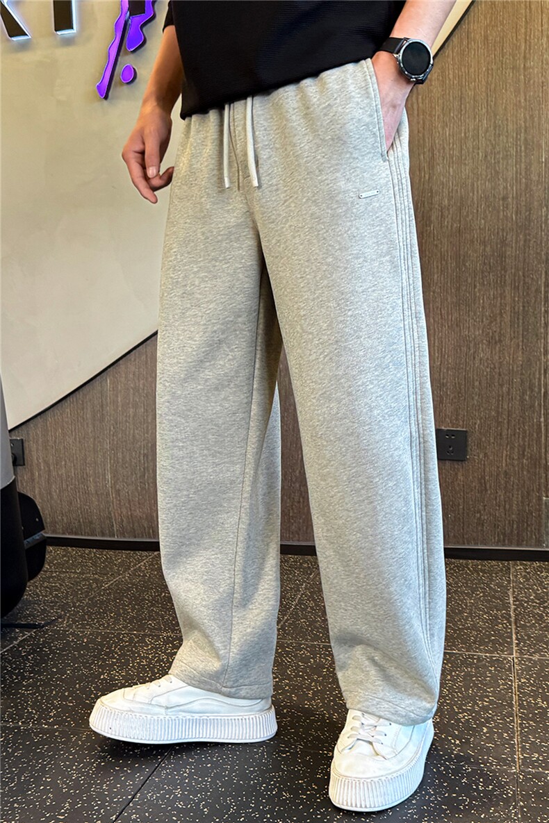 2026新款春季裤子男款美式休闲弯刀裤运动卫裤A313-261158-P68,男装休闲裤,电商A313
