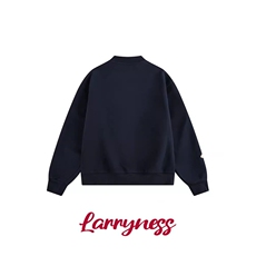 WY823-尺码M-3XL-P65-X128-美式复古趣味卡通小狗刺绣开衫卫衣，男装卫衣，星座1811B