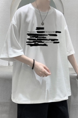 华夫格t恤男短袖男大码五分袖HT73445-P22，男装T恤，电商A040