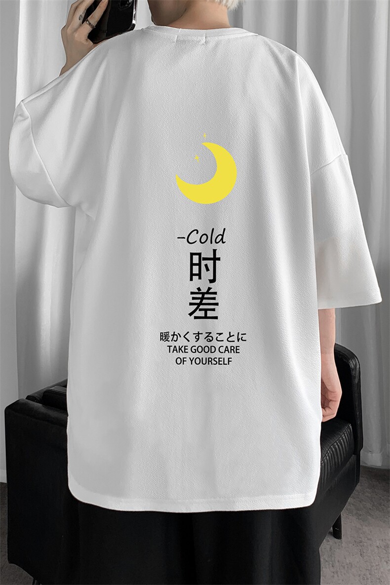 Q11047-P30春夏季七分袖t恤男大码五分袖男短袖中袖,男装T恤,电商A040