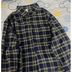 TC681-p45幂式穿搭多巴胺盐系粉色POLO领格子衬衫外套女装防晒衫，女装衬衫，星座617A-2