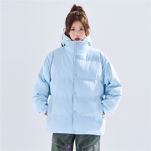 新款冬季羽绒棉服棉袄连帽假两件韩版宽松外套A436-2511-P85图片