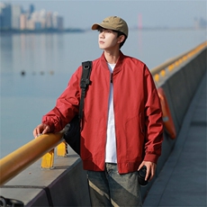 春季飞行服夹克外套男简约休闲百搭棒球服上衣迷彩P65JK837-P60，男装夹克，电商B306