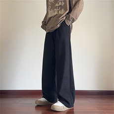 K2478特批35控58秋季灯芯绒裤子男休闲直筒裤百搭宽松男裤，男装休闲裤，电商D229A