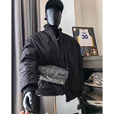 港风夹棉立领夹克保暖棉服XZ213-MF1234特批55，男装夹克，星座213