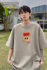 230g重磅纯棉!夏季短袖t恤男半袖男NT182-特P19控38，男装T恤，电商B367
