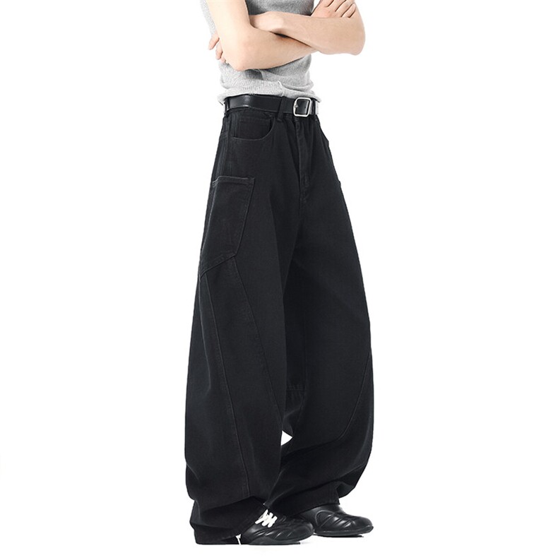B258-K9950-P60控89抖音品质复古水洗牛仔裤78%棉22%聚酯纤维,男装牛仔裤,电商B258