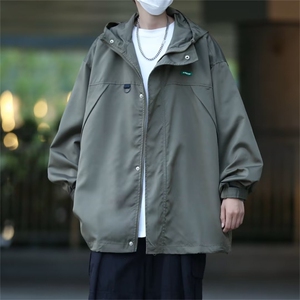 A726-P56 日系休闲冲锋衣外套男款春秋季潮牌户外机能工装夹克图片