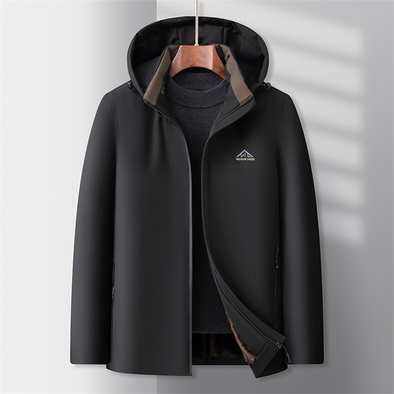 中老年冬季棉服男御防寒服加绒加厚保暖棉袄中年爸爸棉衣外套图片