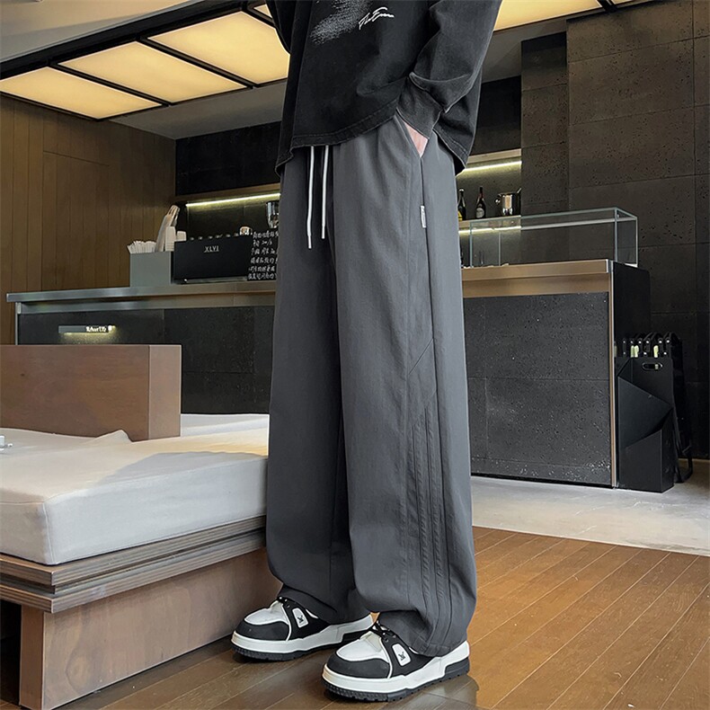 直筒休闲长裤男秋潮流宽松阔腿裤子百搭青少年运动裤Q29162-特P35，女装休闲裤，星座610（原A335）