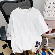 1图案已注册平铺前后有印花大码M-5XL潮短袖T恤男7006特P18控38，男装T恤，星座226-2