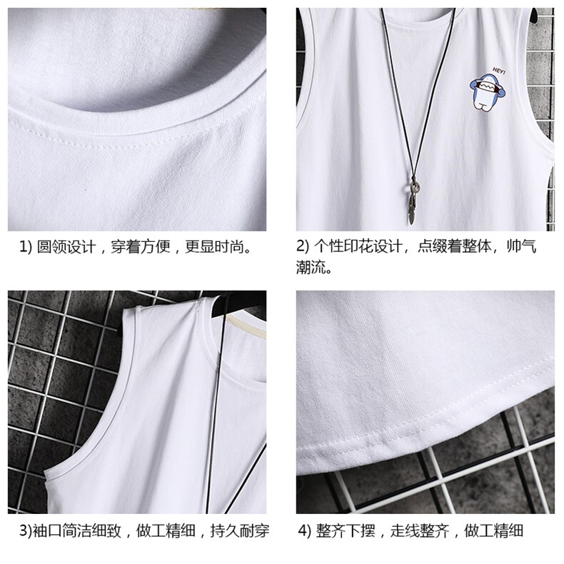 BX25167-P20港风运动汗背心男大码汗衫男无袖T恤男网格挂拍,男装T恤,电商A040A