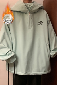 冬款青少年防风防水兔耳朵滑雪服男保暖银狐绒设计感外套M38-P125图片