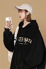 主推大货卫衣男中性港风2024秋季字母外套416B-WY263-P55限68，男装卫衣，星座416B-1