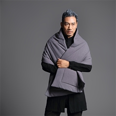 风男士唐装男棉衣复古披肩棉佛系打坐男女保暖披风8810-P75，男装棉衣，星座1105-3