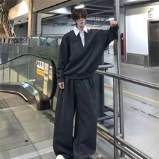 【现货】套装TX235-P90、上衣TX235Y-P50、卫裤TX235K-P40【网图，男装休闲套装，电商C213(原B265)