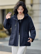 2025秋款时尚休闲风衣外套洋气收腰上身显瘦，不挑年龄，女装风衣，米莱