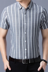 B2262021年夏季新款男式短袖衬衫男商务休闲高端男装，男装衬衫，电商B360