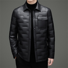 主推现货冬季新款黑金轻薄羽绒服外套90白鸭绒商务休闲羽绒服夹克，男装夹克，钱塘723