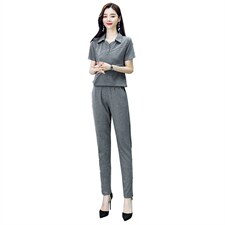 减龄时髦套装女2024年新款休闲气质女装秋款哈伦裤时尚两件套洋气，女装套装/套裙，妙形