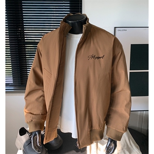 已注册抖音直播得物高品质廓形加厚立领飞行夹克棉衣外套M1302P85图片