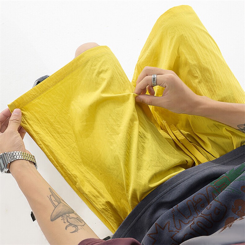 8XL-M多巴胺短裤男款夏季冰丝薄款休闲透气五分裤沙滩DK26004P25图片