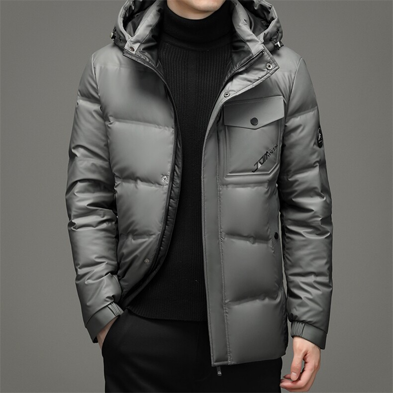 冬季新款羽绒服男士鸭绒连帽商务休闲保暖外套男装SNDAF3321-P305,男装羽绒服,电商B212（原钱塘6029）