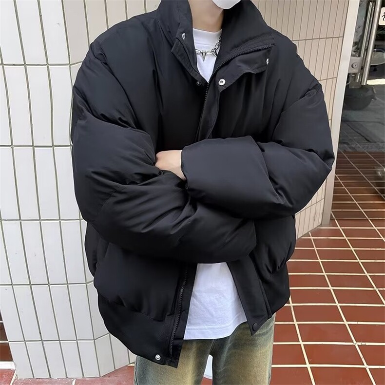 冬季棉服外套男韩版潮流加厚高街帅气2024新款ins棉衣MF207-P99,男装棉衣,星座412-3