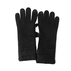 2025新款时尚舒适百搭手腕绞花手套，手套，远腾羊绒