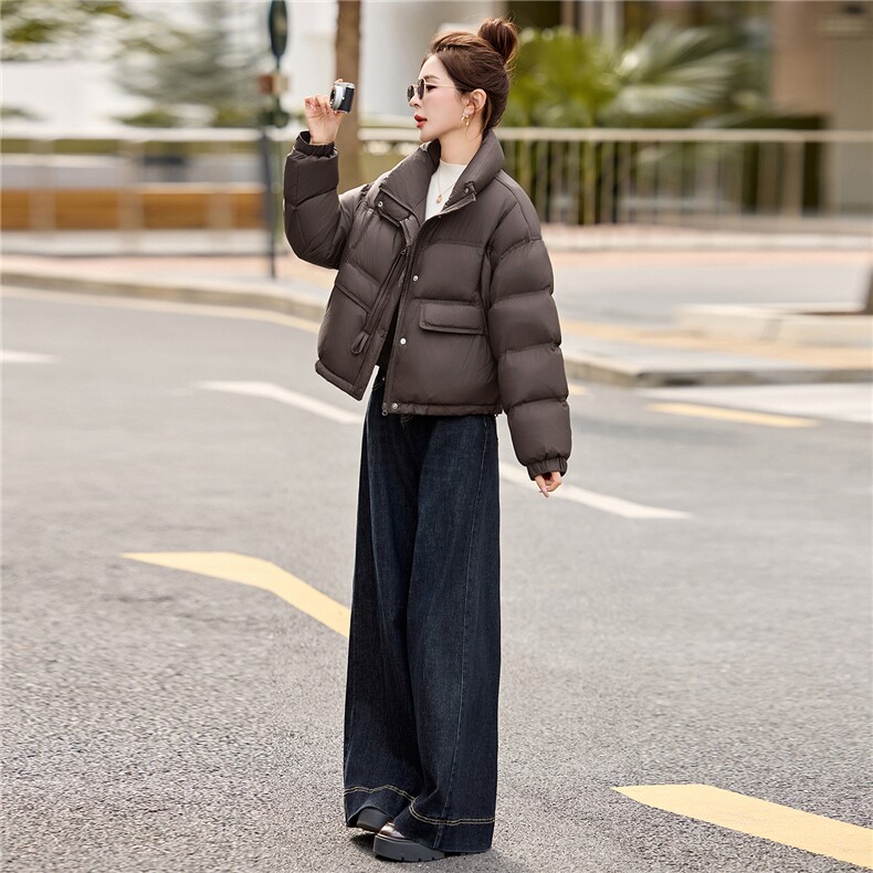 2025冬季新款白鸭绒羽绒服女,女装羽绒服,依万里