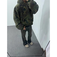 【有货】DF2221-P128美式迷彩连帽外套冬季潮牌高级感加厚保暖服，男装棉衣，星座603-2