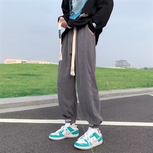 男秋季新款港风休闲裤灯芯绒K1947P33图片