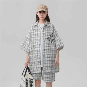 1小香风印花大码M-5XL DCS9019P45 DK8797P40套装DTZ9029P85图片