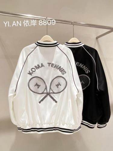 休闲棒球服，女装，依岸