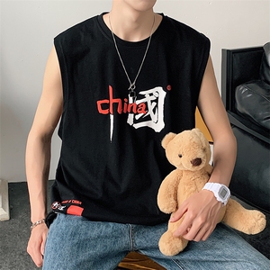 夏季港风宽松青少年休闲背心TC1108-P25图片