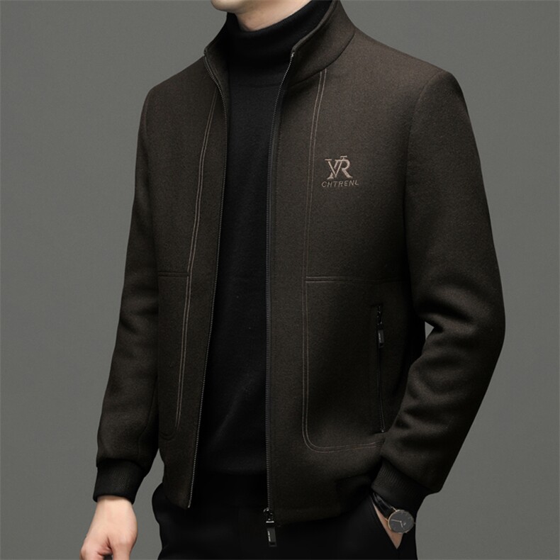 BEN2252钱塘2020-2商务休闲简约中年男士冬季厚款百搭西服P235,男装夹克,钱塘207-2