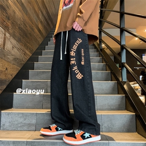 XZ616 春季大码新款印花牛仔裤 TY508 P55控68图片