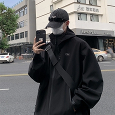 F17-P60山系户外复古外套防水冲锋衣男秋季新款连帽露营夹克，男装夹克，星座512-6