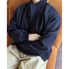 复古短款垫肩外套男春秋设计cleanfit休闲立领飞行夹克JB969，男装夹克，星座1116A（原606A-3）