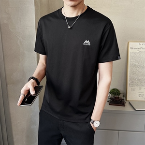 夏季时尚男士短袖T恤休闲圆领半袖T恤青年百搭上衣T96605-P38图片