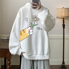连帽卫衣男大码运动服帽衫外套WY2265-P35加绒款-P40，男装卫衣，电商A040