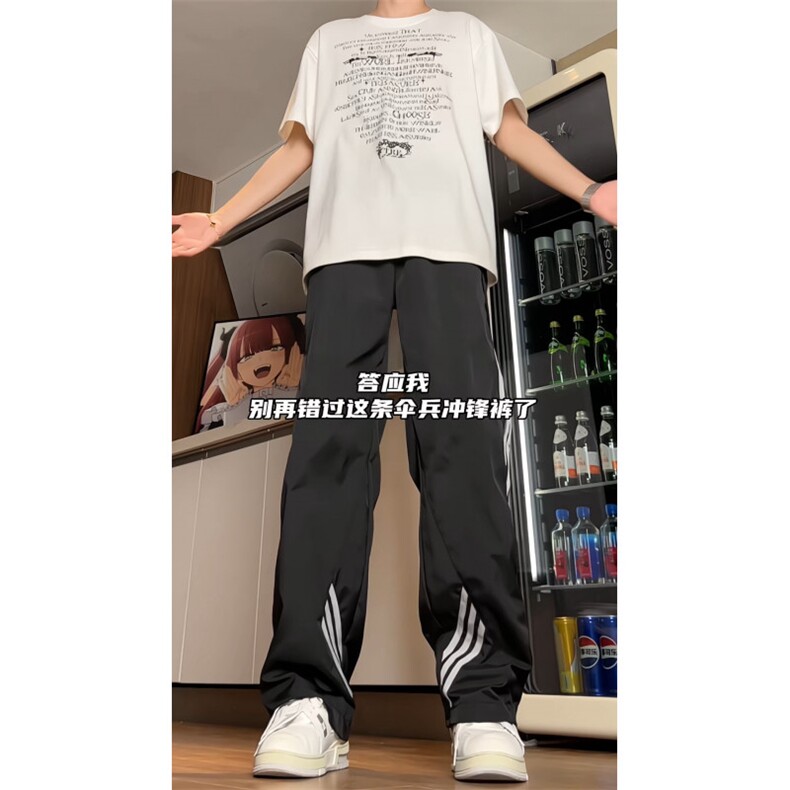 【有货】三条杠速干工装裤男款美式vibe风冲锋裤子KZU15LL-特P45图片