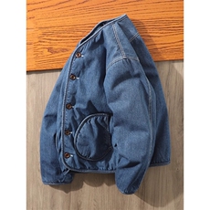 水洗牛仔棉衣夹克棉服外套MY2289特P76，男装夹克，星座908-1