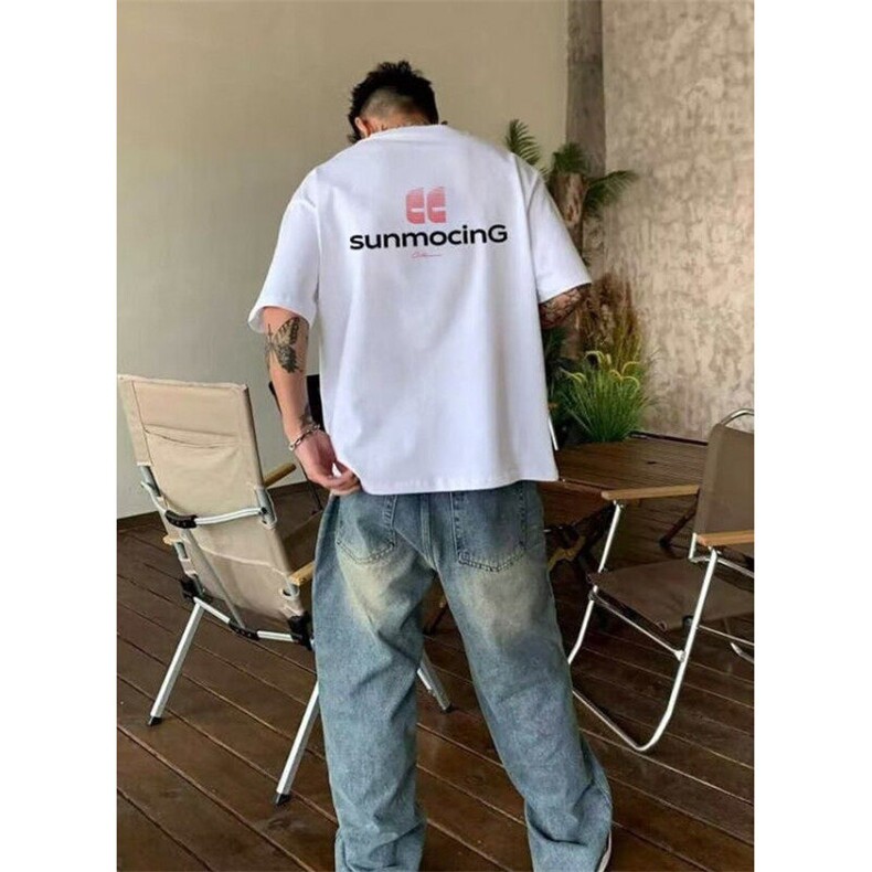 短袖男生夏季2025新款美式高街宽松百搭体恤衫上衣服TY407,男装T恤,星座1116A（原606A-3）